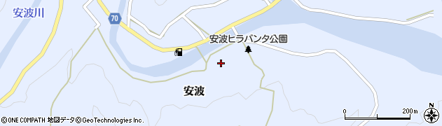 沖縄県国頭村（国頭郡）安波周辺の地図