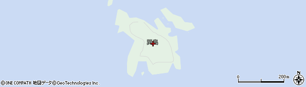 巽島周辺の地図