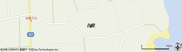 鹿児島県与論町（大島郡）古里周辺の地図