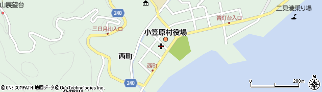 株式会社プレック研究所　生態研究センター　小笠原研究所周辺の地図