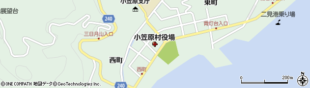 東京都小笠原村周辺の地図
