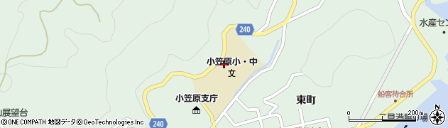 東京都小笠原村父島（宮之浜道）周辺の地図