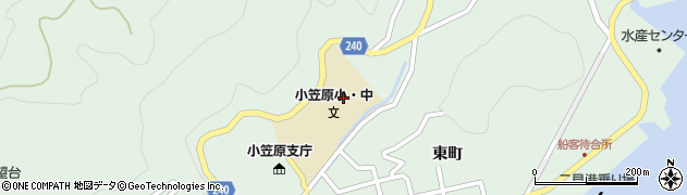 小笠原村立小笠原中学校周辺の地図