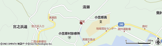 東京都小笠原村父島（清瀬）周辺の地図