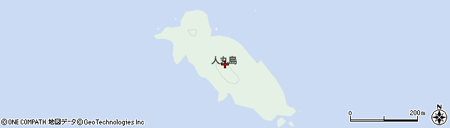 人丸島周辺の地図