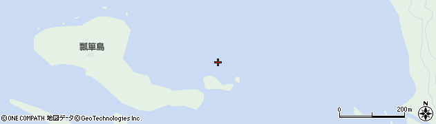 眼鏡島周辺の地図