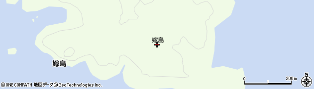 東京都小笠原村聟島（嫁島）周辺の地図