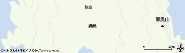 東京都小笠原村聟島（媒島）周辺の地図