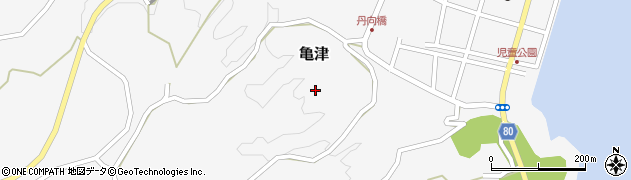 鹿児島県徳之島町（大島郡）亀津周辺の地図