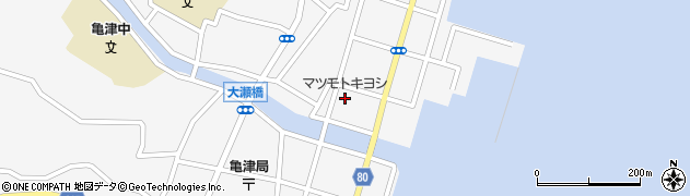 マツモトキヨシ亀津店周辺の地図