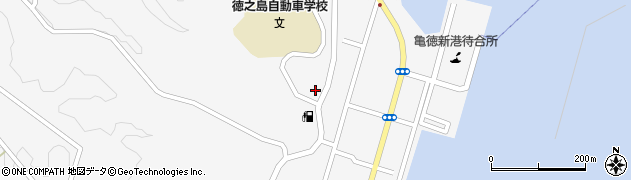 ファミリーマート亀津北店周辺の地図