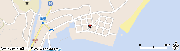 オリックスレンタカー徳之島亀徳港カウンター周辺の地図