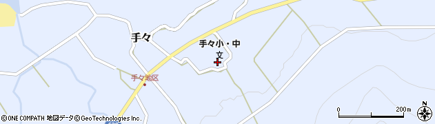 徳之島町立手々中学校周辺の地図