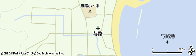 鹿児島県大島郡瀬戸内町与路周辺の地図