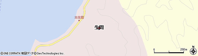 鹿児島県瀬戸内町（大島郡）生間周辺の地図