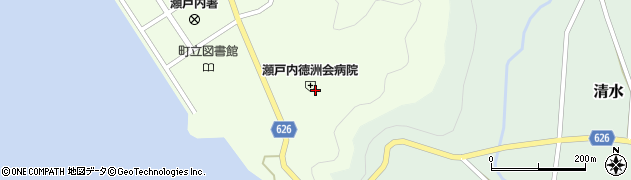 瀬戸内徳洲会病院周辺の地図