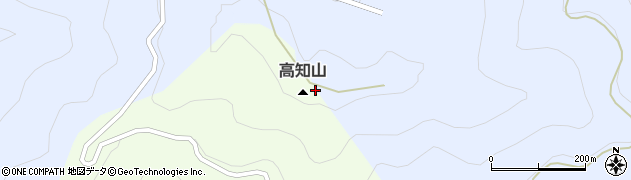 高知山周辺の地図