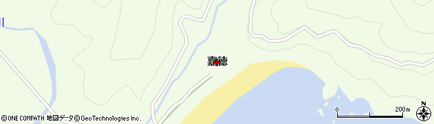 鹿児島県瀬戸内町（大島郡）嘉徳周辺の地図