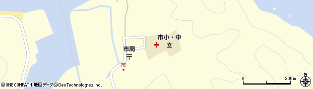 奄美市立市中学校周辺の地図