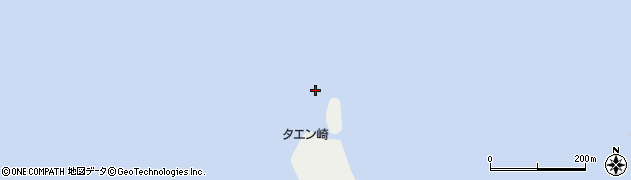 タエン崎周辺の地図