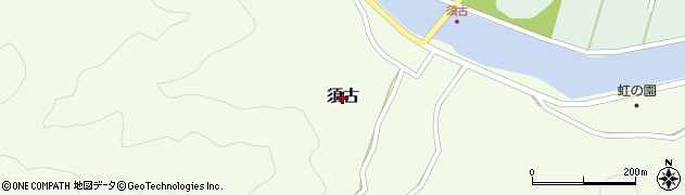 鹿児島県宇検村（大島郡）須古周辺の地図