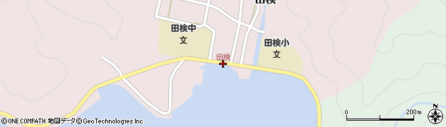 田検周辺の地図