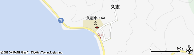 宇検村立久志中学校周辺の地図