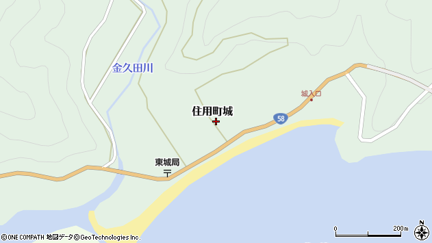 〒894-1111 鹿児島県奄美市住用町城の地図