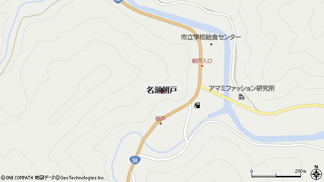 〒894-0773 鹿児島県奄美市名瀬朝戸の地図