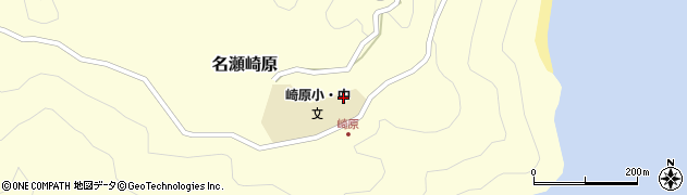 崎原小中学校　校長室周辺の地図