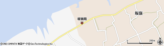坂嶺郵便局周辺の地図