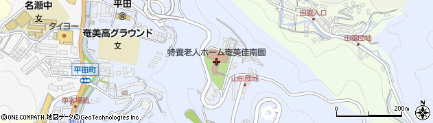 奄美佳南園訪問入浴事業所周辺の地図