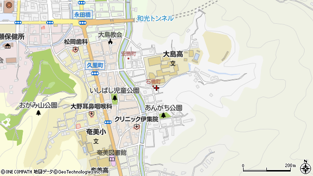 〒894-0011 鹿児島県奄美市名瀬安勝町の地図