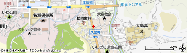 大島高校前周辺の地図