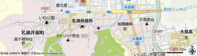 鹿児島県奄美市名瀬永田町周辺の地図