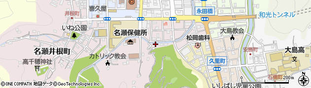 鹿児島県奄美市名瀬永田町周辺の地図