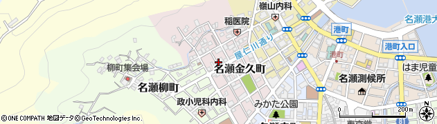 鹿児島県奄美市名瀬金久町周辺の地図