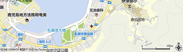 奄美信用組合小浜支店周辺の地図