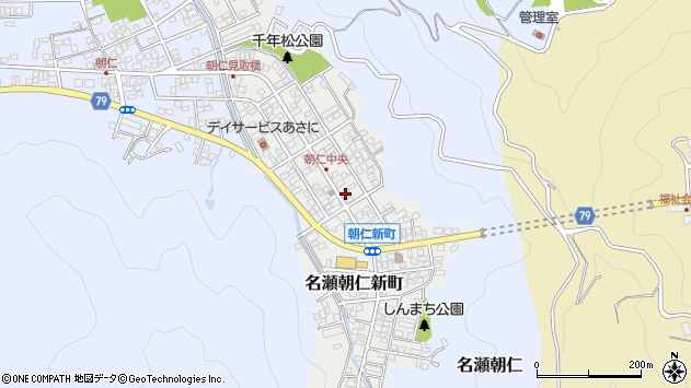 〒894-0041 鹿児島県奄美市名瀬朝仁新町の地図