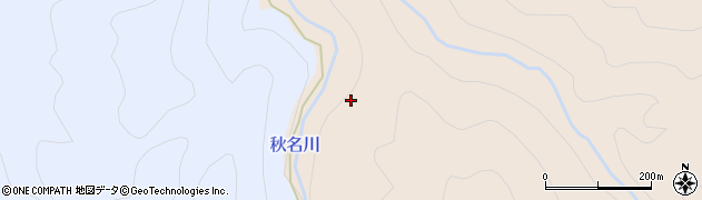 秋名川周辺の地図