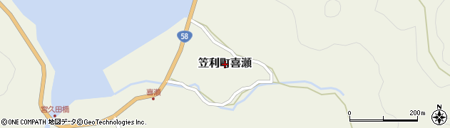 鹿児島県奄美市笠利町大字喜瀬周辺の地図