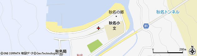 秋名の郷周辺の地図