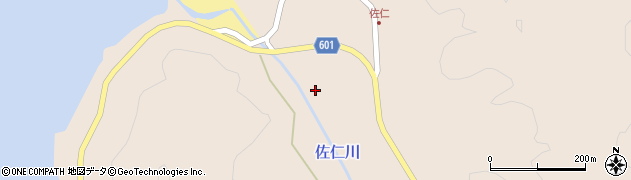 佐仁川周辺の地図