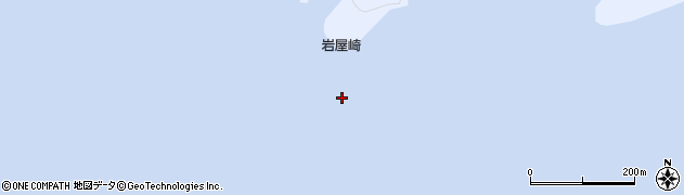 岩屋崎周辺の地図