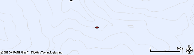 鹿児島県鹿児島郡十島村臥蛇島周辺の地図