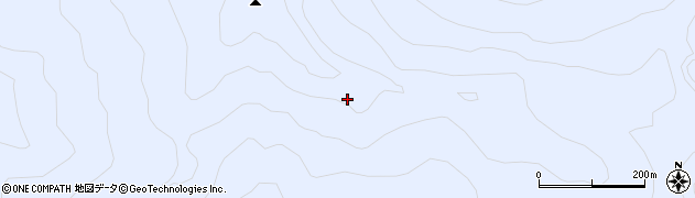 鹿児島県十島村（鹿児島郡）臥蛇島周辺の地図