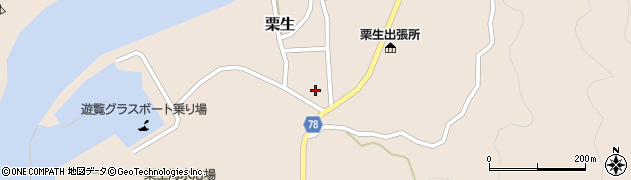 鹿児島県熊毛郡屋久島町栗生1048周辺の地図
