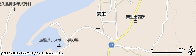 株式会社ワイケーエス屋久島周辺の地図
