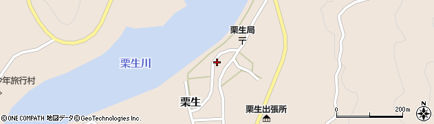 鹿児島県熊毛郡屋久島町栗生1550周辺の地図