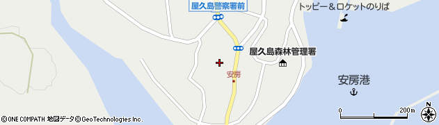 屋久島警察署周辺の地図